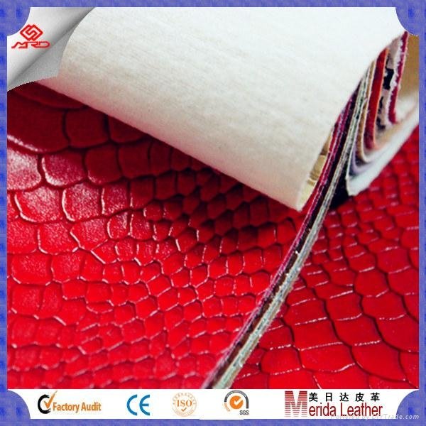 High Quality pvc coated bag fabric leather 3