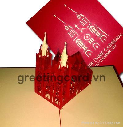 Pop up 3d Greeting handmade card 4