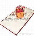 Birthday gift 3D popup greeting card 1