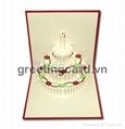 Birthday gift 3D popup greeting card 2