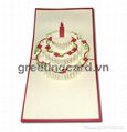 Birthday gift 3D popup greeting card 4