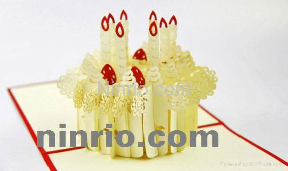 Birthday gift 3D popup greeting card 3