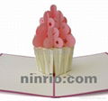 Birthday cake 3D popup greeting card 4