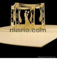 Wedding couple 3D popup greeting card 1