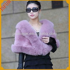 2015 new design fox fur coat