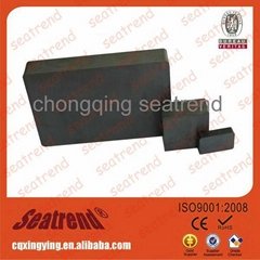 High quality strong ferrite magnets