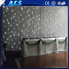 reasonable price modeling studio background,Mix Color RGBW 4X6m led star cloth