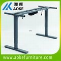 metal lifting desk frame with telescoping function 2