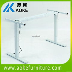 height adjustable desk frame