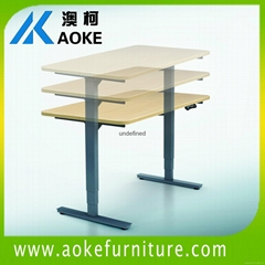 dual motor height adjustable desk 