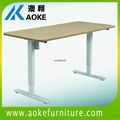 electric height adjustable desk driven by single motor