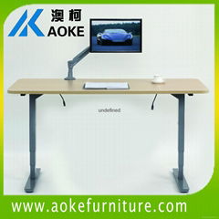 metal lifting desk frame with telescoping function