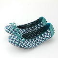 Most popular women casual leather Doug shoes Handmade woven shoes 5