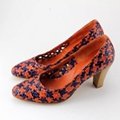 2015 ladies high heel shoes shoes  hand made woven shoes