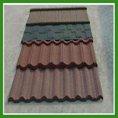 0.4mm Galvalume Steel Plate Stone Coated Metal Roof Tile Manufacturer
