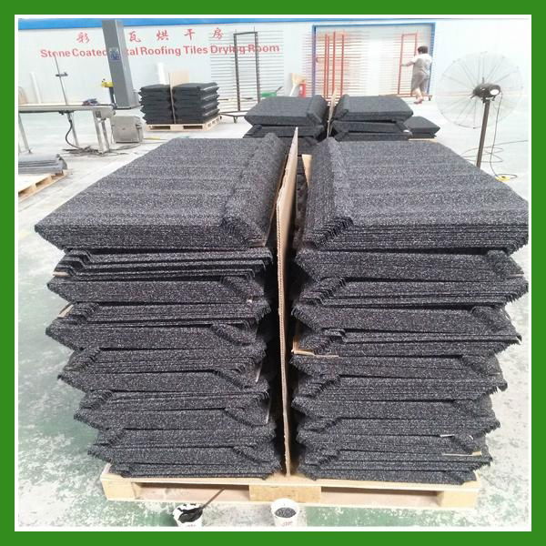 0.4mm Galvalume Steel Plate Stone Coated Metal Roof Tile Manufacturer 5