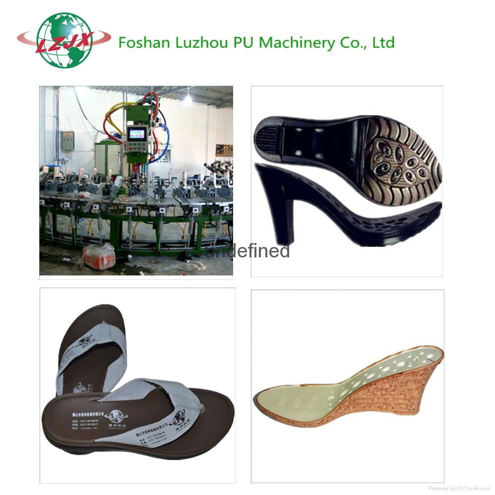China Machinery Manufacturer PU Foaming Outsole Making Machine and Mould