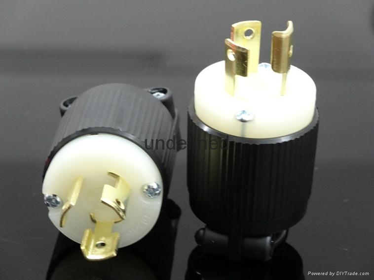 USA NEMA Locking Plug and Connector L5-15A UL Approval 2
