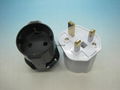 BS to EU plug, travel adapter 1