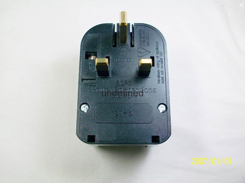 EU to BS Plug with 13A fuse BSI approval 4