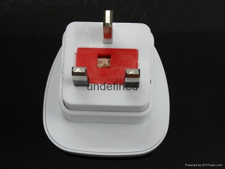 South Africa to UK travel adapter plug with 13A FUSE 3