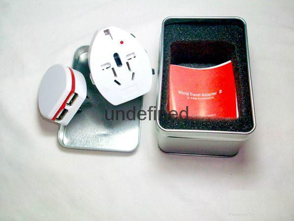 Guangzhou factory sale usb travel adapter  3