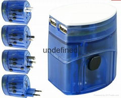 Guangzhou factory sale usb travel adapter 