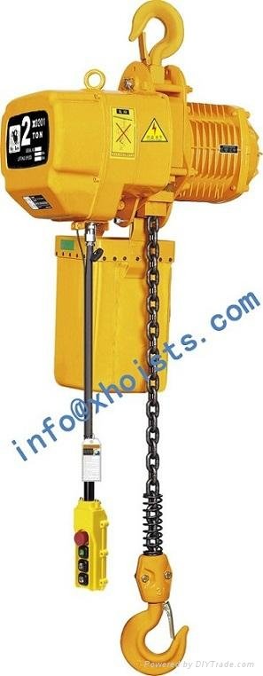 Electric Chain Hoist 0.5Ton-10Ton (With Hook Suspension) 2