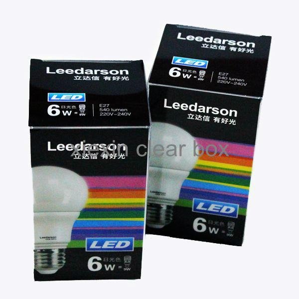 high quality clear plastic LED packaging box 2