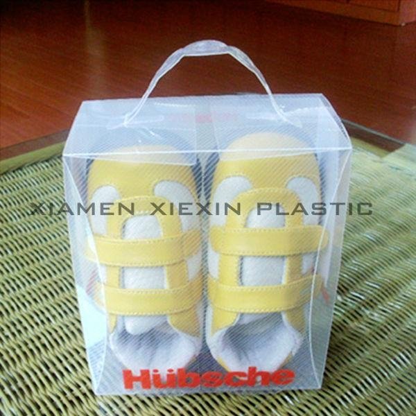 clear baby shoe box packaging 2