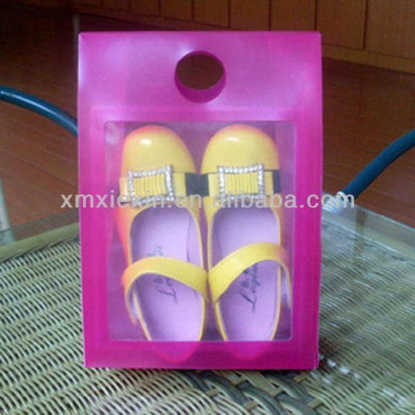 clear baby shoe box packaging 3