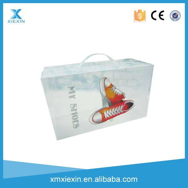 transparent plastic shoe box 2