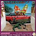 100% microfiber printed beach towel 3