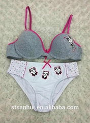 Girls popular design underwear set,