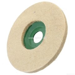 China supplier of felt polishing wheels with disc