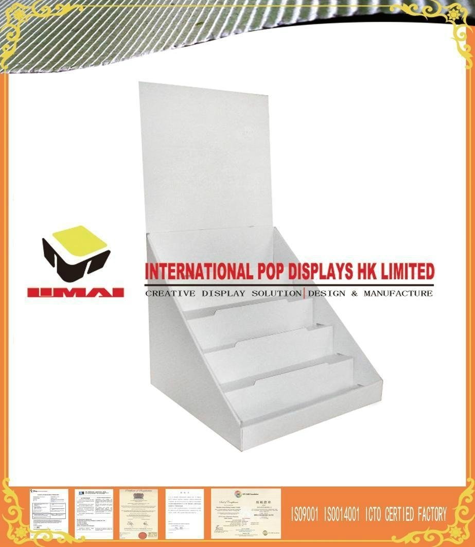 White Innovative Portable Flash PDQ Display For Promotion In Store 2