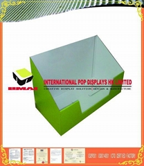 100% Recyclable Material Carton Point Of Sale Display Made By Cardboard