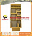 4 Tier Accompany The Round Cell  Cardboard Retail Display Box For Supermarket 1