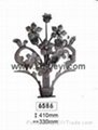 wrought iron flower panels for fence 3