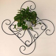 wrought iron flower stands