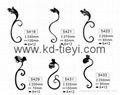 wrought iron scrolls