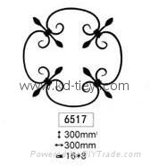 forged iron groupware rosettes 4