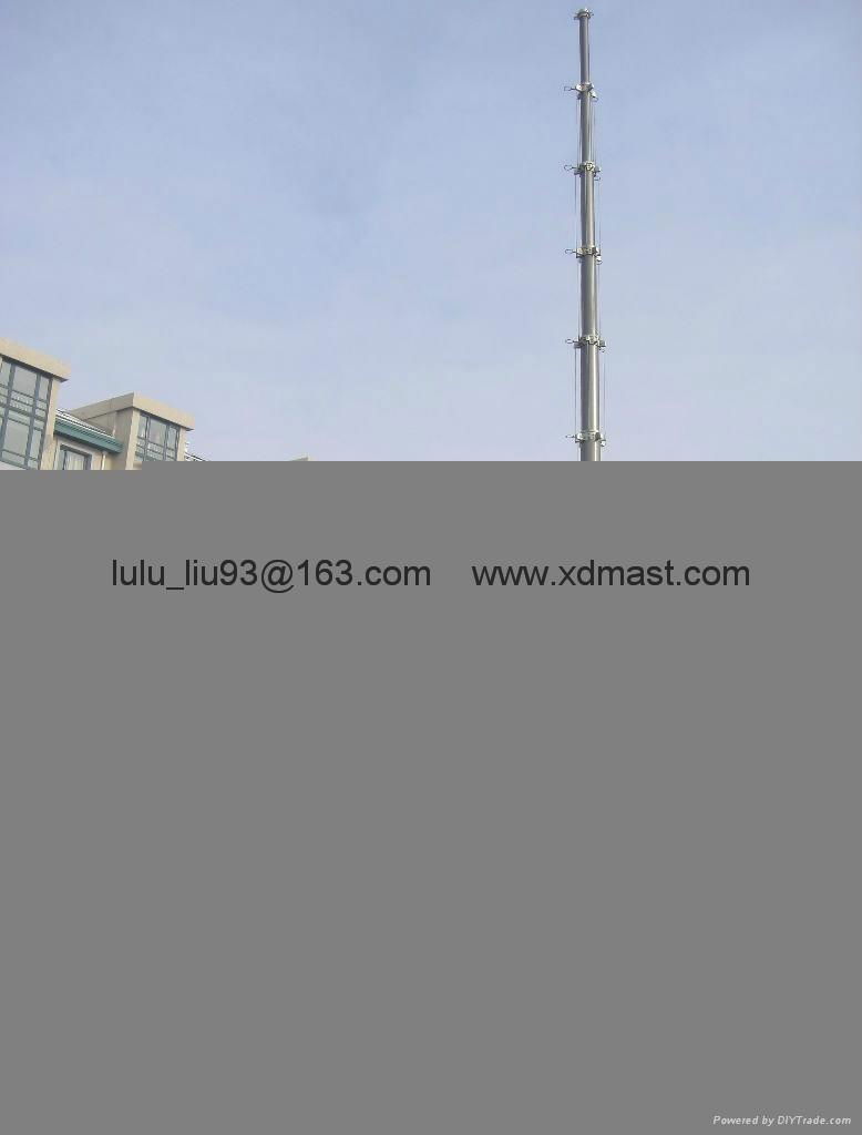 4.5m (14feet) Lightweight Pneumatic Telescopic Mast and Mobile Light Mast and Ve 5