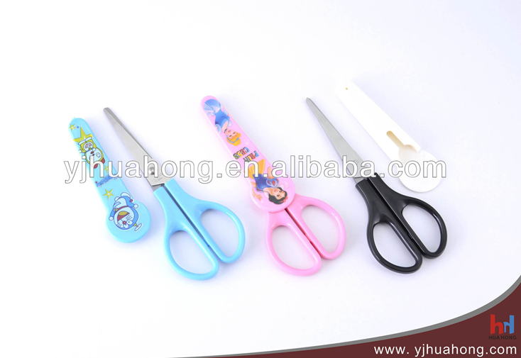 paper cutting school scissors with sheath 