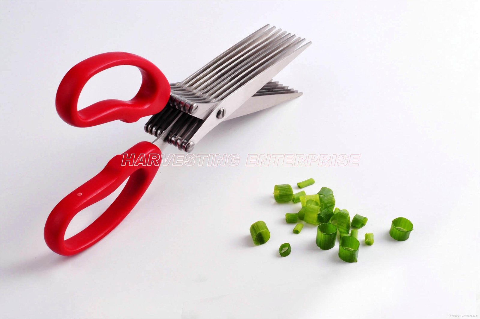 8" Herbs & Paper shredder scissors with 5 blades 