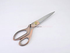 Golden plating tailor scissors