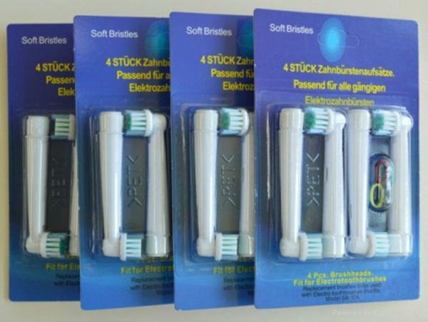 4000pcs (4pcs=1packs) Neutral Package Electric Toothbrush Heads EB17-4 4