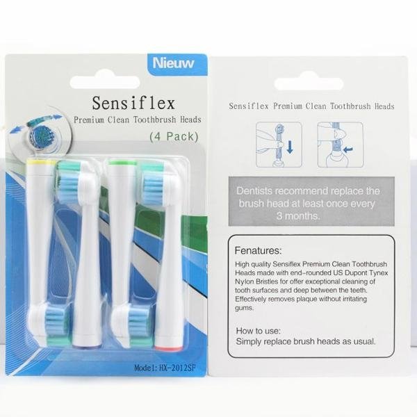 Sensiflex HX-2012/HX-2012SF Electric Toothbrush Heads 6000pcs/lot