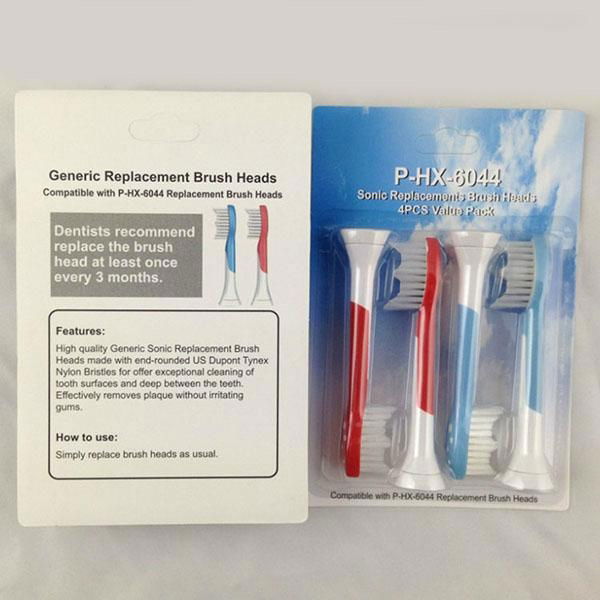 P-HX-6044 Electric Toothbrush Replacement Heads Sonicare 6000pcs/lot  4