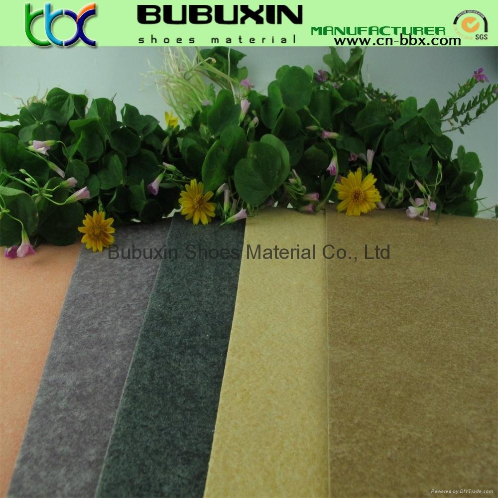 Non woven imitation leather fir making lady shoe lining
